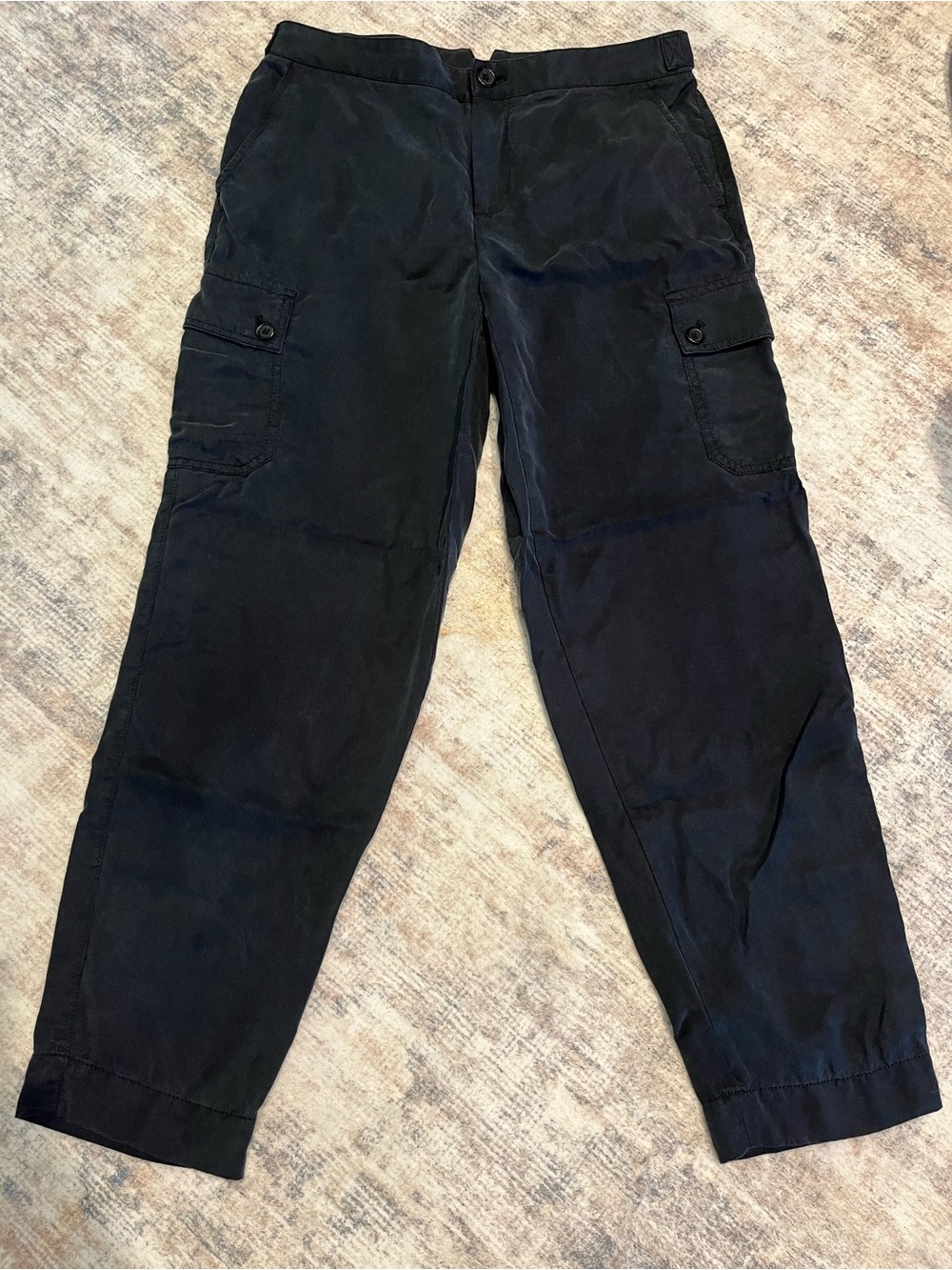 Banana Republic Black Cargo Utility Pants Women's Size 2